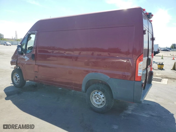 2015 Ram ProMaster Cargo Van with VIN 3C6TRVCG1FE509465, listed as a Copart auction lot 50229115 with 0 mi miles and Salvage Title. Bid and sale history available at carsss.com. Image 2.