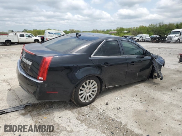 2012 Cadillac CTS with VIN 1G6DC5E56C0129152, listed as a Copart auction lot 55173295 with 93,551 mi miles and Salvage title. Bid and sale history available at DreamBid. Image 3.