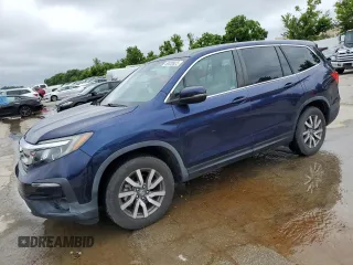 2020 Honda Pilot EX-L z VIN 5FNYF5H53LB014737, wystawiony jako Copart lot #59039925 z przebiegiem 12 028 mil mil oraz Szkoda całkowita • Salvage title. Historia ofert i sprzedaży dostępna na DreamBid. Obrazek 1.