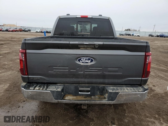 2024 Ford F-150 XLT with VIN 1FTEW3LP6RKF69984, listed as a Copart auction lot 47840155 with 2,188 mi miles and Salvage Title. Bid and sale history available at carsss.com. Image 6.
