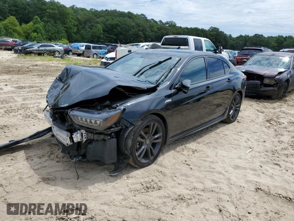 2020 Acura TLX w/A-Spec Pkg with VIN 19UUB1F6XLA010936, listed as a Copart auction lot 60914073 with 0 mi miles. Bid and sale history available at carsss.com. Image 1.