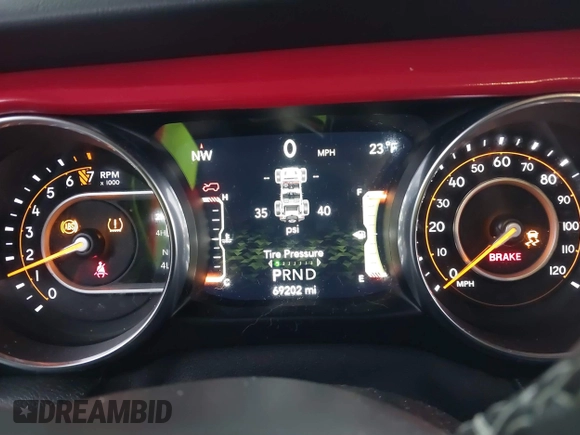 2019 Jeep Wrangler Unlimited Sahara with VIN 1C4HJXEG8KW533339, listed as a IAAI auction lot 40963653 with 69,202 mi miles and . Bid and sale history available at DreamBid. Image 7.