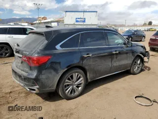 2017 Acura MDX w/Technology Pkg with VIN 5FRYD4H59HB023934, listed as a Copart auction lot 48361165 with 65,083 mi miles and Salvage Title. Bid and sale history available at carsss.com. Image 3.