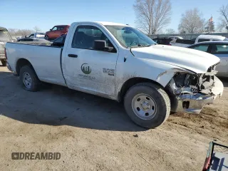 2022 Ram 1500 Tradesman with VIN 3C6JR6DG2NG374477, listed as a Copart auction lot 47071815 with 13,772 mi miles and Salvage title. Bid and sale history available at DreamBid. Image 4.