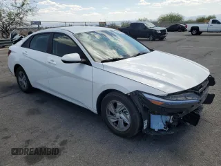 2024 Hyundai Elantra SE with VIN KMHLL4DG0RU640147, listed as a Copart auction lot 60295455 with 34,153 mi miles and Salvage title. Bid and sale history available at DreamBid. Image 4.