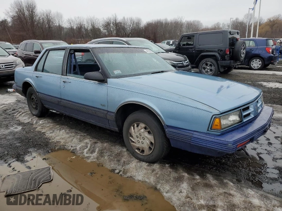 1991 Oldsmobile Delta z VIN 1G3HN54C3M1807067, wystawiony jako Copart lot #46126225 z przebiegiem 192 687 mil mil oraz Szkoda całkowita • Salvage title. Historia ofert i sprzedaży dostępna na DreamBid. Obrazek 4.