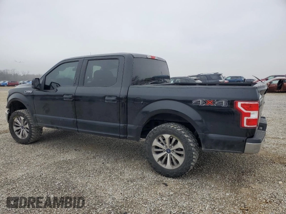2019 Ford F-150 XL with VIN 1FTEW1E55KFB20343, listed as a Copart auction lot 43975165 with 95,978 mi miles and Salvage Title. Bid and sale history available at carsss.com. Image 2.