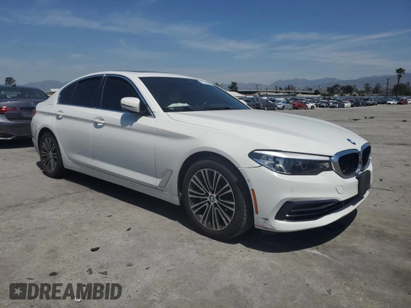 2020 BMW 5 Series 530e with VIN WBAJA9C07LCD42789, listed as a Copart auction lot 52234345 with Not Provided miles and Salvage Title. Bid and sale history available at DreamBid. Image 4.