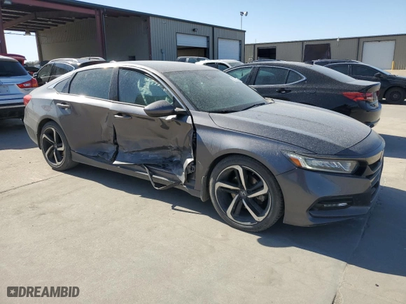 2019 Honda Accord Sedan Sport 1.5T with VIN 1HGCV1F34KA031157, listed as a Copart auction lot 48808015 with 84,326 mi miles and Clean Title. Bid and sale history available at carsss.com. Image 4.