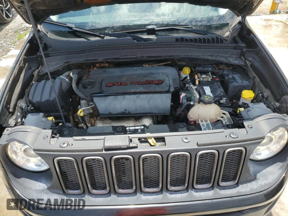 2017 Jeep Renegade Trailhawk with VIN ZACCJBCB9HPG54388, listed as a Copart auction lot 62537115 with 54,897 mi miles and Clean title. Bid and sale history available at DreamBid. Image 12.