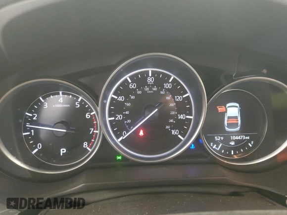 2018 Mazda 6 Grand Touring Reserve with VIN JM1GL1WY0J1307012, listed as a Copart auction lot 52105315 with 104,473 mi miles and Salvage Title. Bid and sale history available at DreamBid. Image 9.
