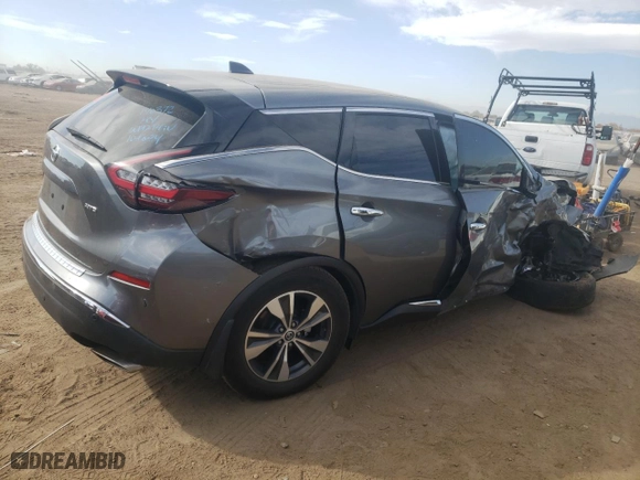 2022 Nissan Murano S with VIN 5N1AZ2AS1NC125855, listed as a Copart auction lot 77483294 with 0 mi miles and Salvage Title. Bid and sale history available at carsss.com. Image 3.