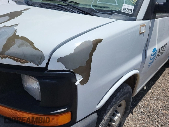 2010 Chevrolet Express Cargo with VIN 1GCZGFBA6A1153344, listed as a IAAI auction lot 42900629 with 149,002 mi miles and . Bid and sale history available at DreamBid. Image 25.