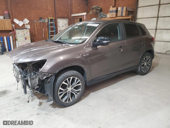 2017 Mitsubishi Outlander Sport ES 2.0 with VIN JA4AP3AU5HZ004565, listed as a Copart auction lot 53265245 with 171,957 mi miles and Salvage Title. Bid and sale history available at carsss.com. Image 1.
