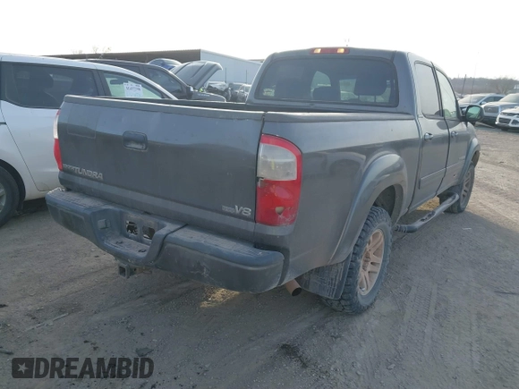 2004 Toyota Tundra Limited with VIN 5TBET38144S451620, listed as a IAAI auction lot 41399718 with 198,808 mi miles and . Bid and sale history available at DreamBid. Image 4.