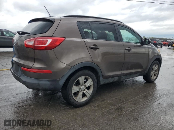 2011 Kia Sportage LX with VIN KNDPB3A26B7025375, listed as a Copart auction lot 51046685 with 162,482 mi miles and Salvage Title. Bid and sale history available at carsss.com. Image 3.