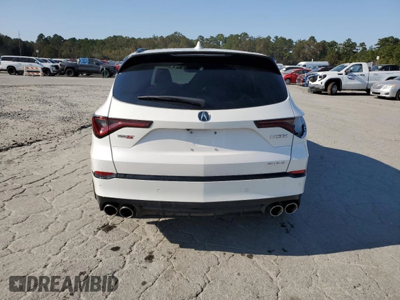 2023 Acura MDX Type S w/Advance Package with VIN 5J8YD8H85PL004281, listed as a Copart auction lot 75498494 with 19,545 mi miles and Salvage Title. Bid and sale history available at carsss.com. Image 6.