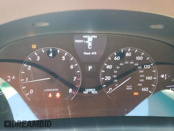 2008 Lexus LS 460 L with VIN JTHGL46F385020961, listed as a Copart auction lot 52156065 with 169,933 mi miles and Clean title. Bid and sale history available at DreamBid. Image 9.