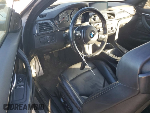 2015 BMW M4 with VIN WBS3R9C59FK334290, listed as a Copart auction lot 87755955 with 59,403 mi miles and Salvage Title. Bid and sale history available at carsss.com. Image 8.