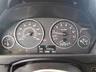 2016 BMW 3 Series 328i with VIN WBA8E9G54GNT45584, listed as a Copart auction lot 53896025 with 105,600 mi miles and Salvage Title. Bid and sale history available at carsss.com. Image 9.