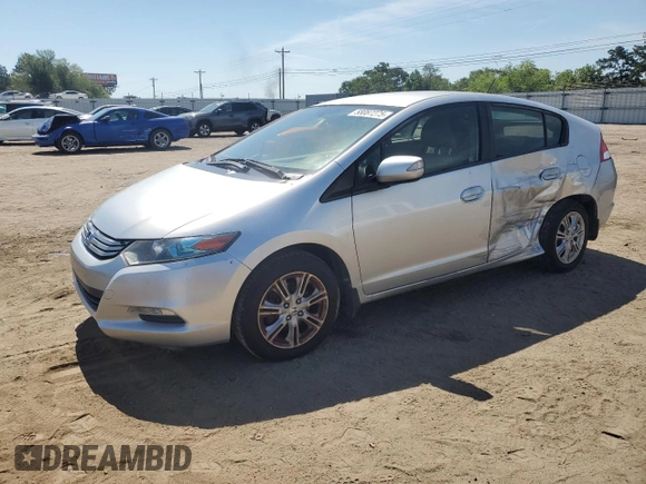 2010 Honda Insight EX with VIN JHMZE2H79AS023173, listed as a Copart auction lot 58087275 with 216,322 mi miles and Salvage title. Bid and sale history available at DreamBid. Image 1.