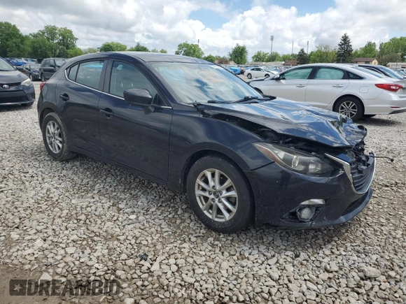 2015 Mazda 3 i Touring with VIN 3MZBM1L76FM208057, listed as a Copart auction lot 56818335 with 112,457 mi miles and Salvage title. Bid and sale history available at DreamBid. Image 4.