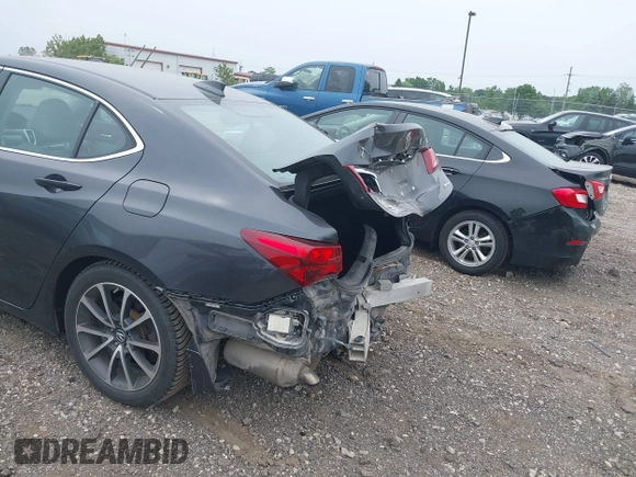 2015 Acura TLX Advance with VIN 19UUB3F72FA005092, listed as a IAAI auction lot 42508850 with 110,853 mi miles and . Bid and sale history available at DreamBid. Image 6.