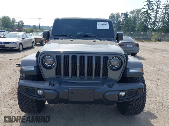 2019 Jeep Wrangler Unlimited Sahara with VIN 1C4HJXEG6KW644553, listed as a IAAI auction lot 42465842 with 40,226 mi miles and . Bid and sale history available at DreamBid. Image 13.