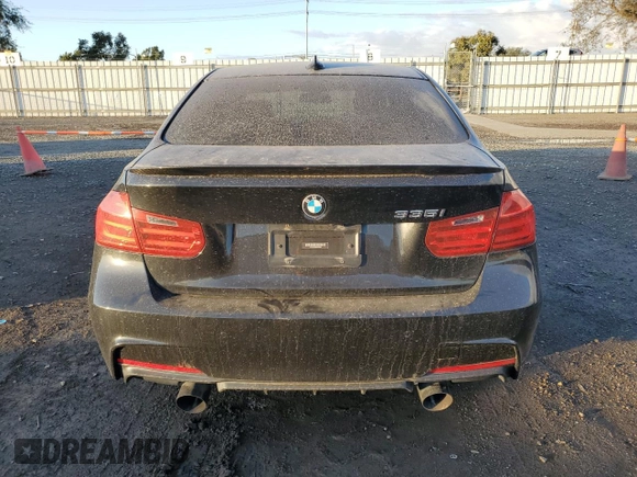 2014 BMW 3 Series 335i with VIN WBA3A9C55EF477935, listed as a Copart auction lot 41755545 with 122,830 mi miles and Non Repairable. Bid and sale history available at carsss.com. Image 6.