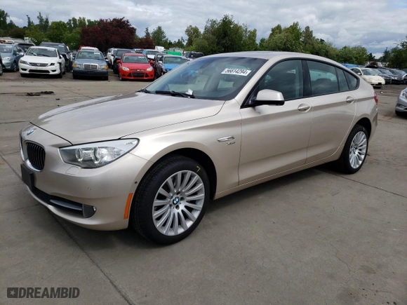 2011 BMW 5 Series Gran Turismo 535i xDrive with VIN WBASP2C52BC337047, listed as a Copart auction lot 56614294 with 116,262 mi miles and Salvage Title. Bid and sale history available at carsss.com. Image 1.