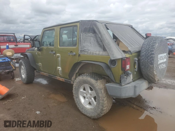 2008 Jeep Wrangler Rubicon with VIN 1J8GA69128L532086, listed as a Copart auction lot 58173905 with 227,802 mi miles and Clean title. Bid and sale history available at DreamBid. Image 2.