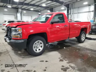 2017 Chevrolet Silverado 1500 LS with VIN 1GCNCNEH6HZ106808, listed as a Copart auction lot 49809995 with 161,380 mi miles and Salvage Title. Bid and sale history available at carsss.com. Image 1.