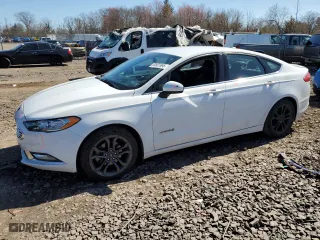 2018 Ford Fusion Hybrid SE with VIN 3FA6P0LU9JR248629, listed as a Copart auction lot 50607695 with 97,510 mi miles and Salvage Title. Bid and sale history available at carsss.com. Image 1.