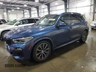 2021 BMW X5 xDrive45e z VIN 5UXTA6C07M9H87685, wystawiony jako Copart lot #54844365 z przebiegiem 61 969 mil mil oraz Szkoda całkowita • Salvage title. Historia ofert i sprzedaży dostępna na DreamBid. Obrazek 1.