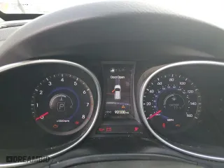 2013 Hyundai Santa Fe Limited with VIN KM8SR4HF4DU033706, listed as a Copart auction lot 45196185 with 92,100 mi miles and Salvage Title. Bid and sale history available at carsss.com. Image 9.
