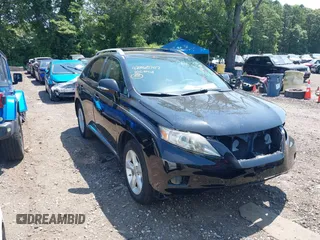 2010 Lexus RX 350 with VIN 2T2BK1BA3AC001502, listed as a IAAI auction lot 42863707 with 95,898 mi miles and . Bid and sale history available at DreamBid. Image 1.