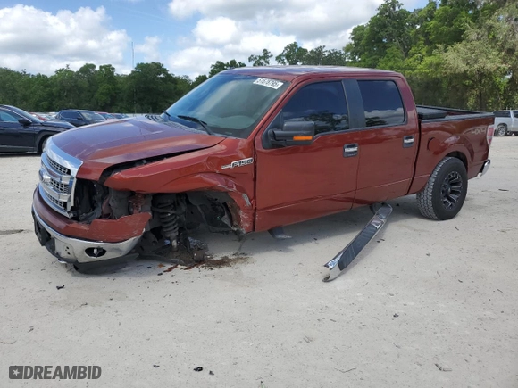 2014 Ford F-150 XL with VIN 1FTFW1EF5EKD72568, listed as a Copart auction lot 51578795 with 289,138 mi miles and Salvage Title. Bid and sale history available at carsss.com. Image 1.