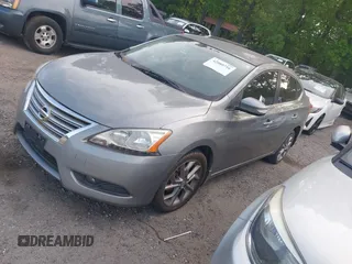 2013 Nissan Sentra SV with VIN 3N1AB7AP9DL779011, listed as a IAAI auction lot 42080716 with 113,896 mi miles. Bid and sale history available at carsss.com. Image 2.