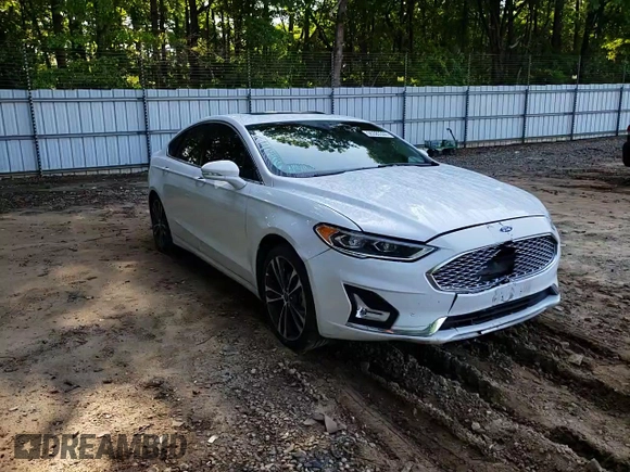 2020 Ford Fusion Titanium with VIN 3FA6P0D96LR152910, listed as a Copart auction lot 55389355 with 105,690 mi miles and Salvage title. Bid and sale history available at DreamBid. Image 13.