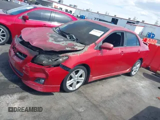 2009 Toyota Corolla XRS with VIN 1NXBE40E49Z011355, listed as a IAAI auction lot 42169188 with Not Provided miles. Bid and sale history available at carsss.com. Image 12.