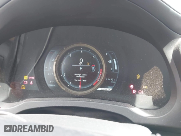 2018 Lexus IS 350 with VIN JTHBZ1D26J5032387, listed as a IAAI auction lot 42263927 with 124,531 mi miles and . Bid and sale history available at DreamBid. Image 7.
