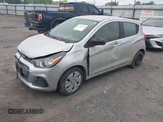 2017 Chevrolet Spark LS with VIN KL8CB6SA2HC762698, listed as a IAAI auction lot 42090175 with 188,295 mi miles. Bid and sale history available at carsss.com. Image 2.