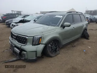 2023 Kia Telluride SX Prestige X-Line z VIN 5XYP5DGC8PG391376, wystawiony jako Copart lot #87261104 z przebiegiem 20 766 mil mil oraz Szkoda całkowita • Salvage title. Historia ofert i sprzedaży dostępna na DreamBid. Obrazek 1.