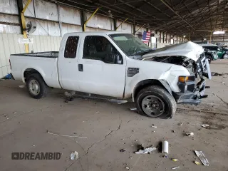 2008 Ford Super Duty F-250 SRW XL with VIN 1FTSX20Y68ED45859, listed as a Copart auction lot 48978735 with 438,078 mi miles and Salvage Title. Bid and sale history available at carsss.com. Image 4.
