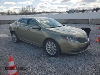 2013 Lincoln MKS with VIN 1LNHL9DKXDG617490, listed as a Copart auction lot 52282775 with 106,663 mi miles and Salvage Title. Bid and sale history available at carsss.com. Image 4.