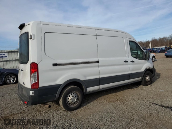 2023 Ford Transit Cargo with VIN 1FTBR2C8XPKA42105, listed as a Copart auction lot 80028384 with 136,464 mi miles and Salvage title. Bid and sale history available at DreamBid. Image 3.