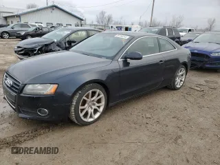2012 Audi A5 2.0T Premium Plus with VIN WAULFAFR9CA004597, listed as a Copart auction lot 85706244 with 105,608 mi miles and Salvage Title. Bid and sale history available at carsss.com. Image 1.