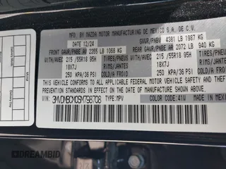 2025 Mazda CX-30 S Preferred with VIN 3MVDMBCM0SM798708, listed as a IAAI auction lot 42133091 with 4,305 mi miles and . Bid and sale history available at DreamBid. Image 9.
