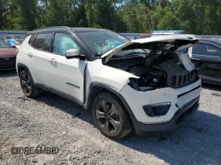 2019 Jeep Compass Altitude with VIN 3C4NJCBB6KT782474, listed as a Copart auction lot 53951275 with 70,480 mi miles and Non Repairable. Bid and sale history available at carsss.com. Image 4.