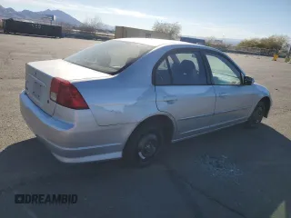 2004 Honda Civic EX with VIN 2HGES26834H549834, listed as a Copart auction lot 86941284 with 244,100 mi miles and Clean Title. Bid and sale history available at DreamBid. Image 3.